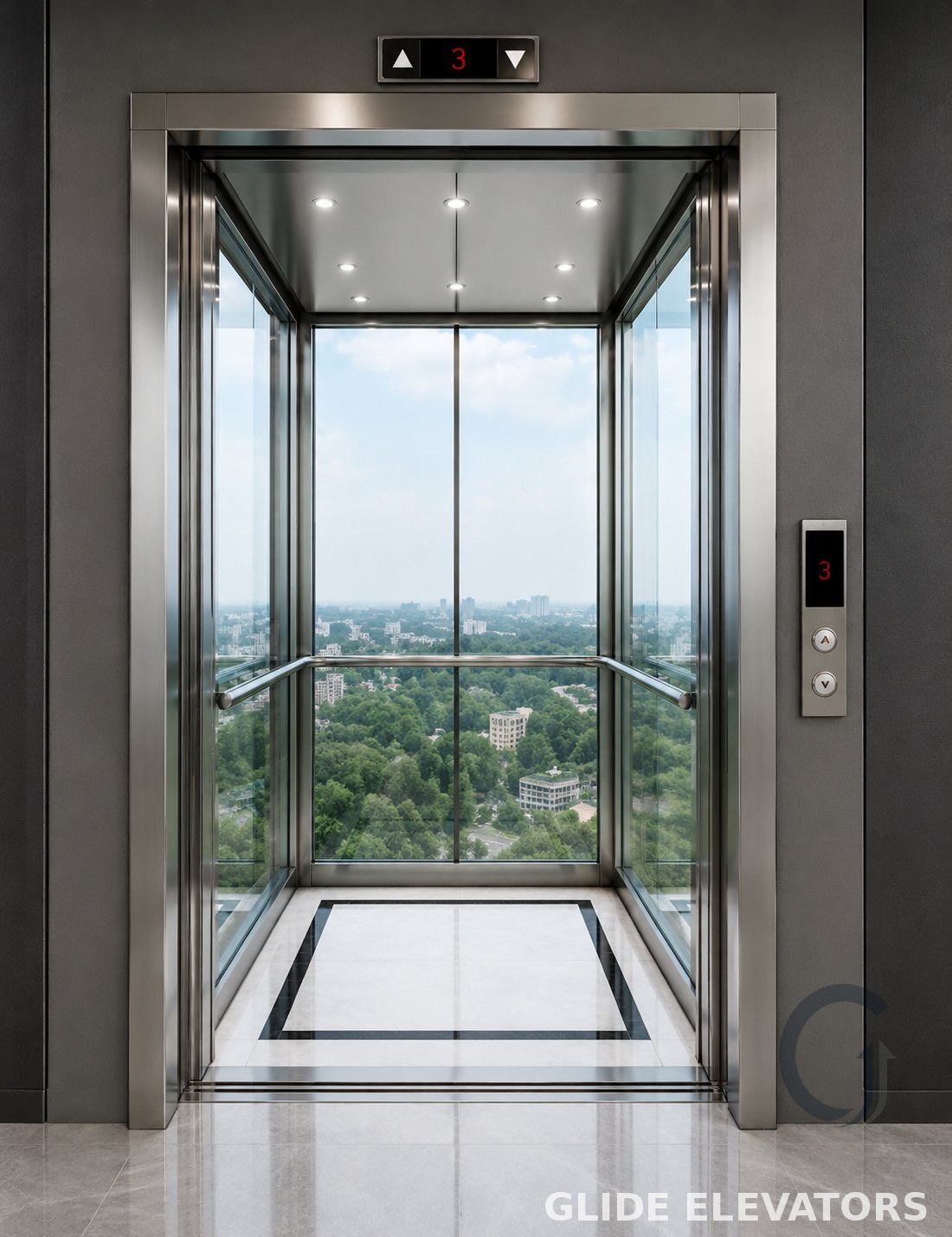 GE-04 — SS + Glass Cabin